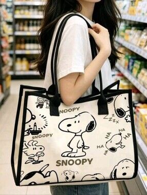 Snoopy Canvas Tote Bag